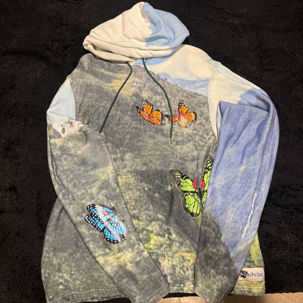 J Balvin x Advisory Board Crystals ABC Los Andes Hoodie Size X-Large New